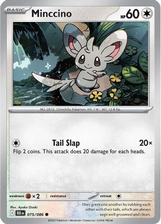 Minccino 075/086  SV Black Bolt - Common