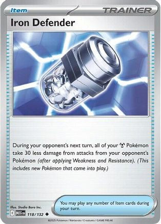 Iron Defender 118 ME01 Mega Evolution - Uncommon