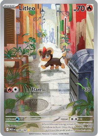 Litleo 139/132 - Holofoil ME01 Mega Evolution - Illustration Rare