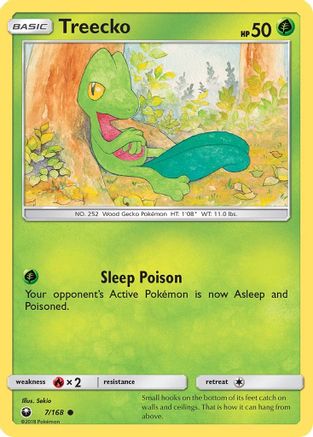 Treecko (7) 007/168  SM  Celestial Storm - Common