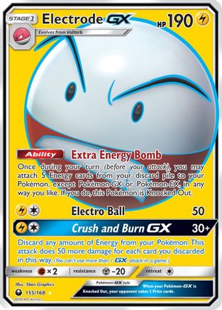 Electrode GX (Full Art) 155  - Holofoil SM  Celestial Storm - Ultra Rare