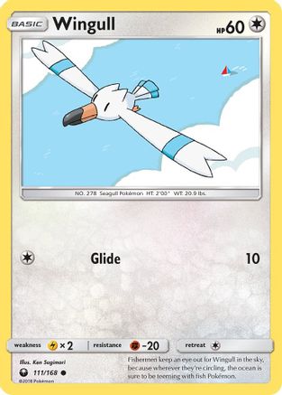 Wingull 111  SM  Celestial Storm - Common