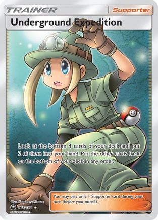 Underground Expedition (Full Art) 168  - Holofoil SM  Celestial Storm - Ultra Rare
