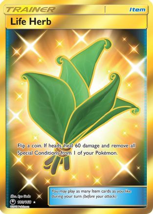 Life Herb (Secret) 180  - Holofoil SM  Celestial Storm - Secret Rare