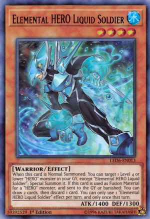 Elemental HERO Liquid Soldier (LED6-EN013) - Legendary Duelists: Magical Hero 1st Edition
