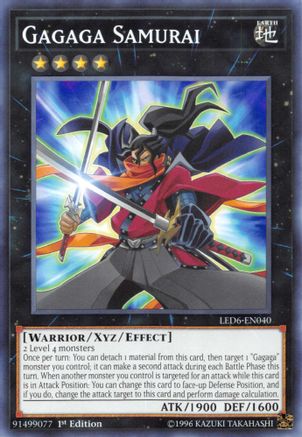 Gagaga Samurai (LED6-EN040) - Legendary Duelists: Magical Hero Unlimited