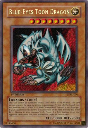 Blue-Eyes Toon Dragon (MRL-000) - Magic Ruler Unlimited