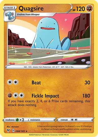 Quagsire 084/185  SWSH04 Vivid Voltage - Rare