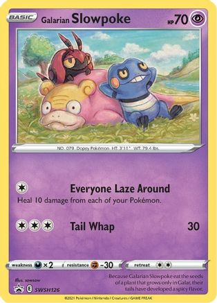 Galarian Slowpoke SWSH126  - Holofoil SWSH Sword & Shield Promo Cards - Promo
