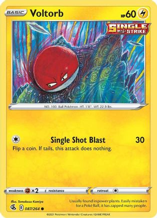 Voltorb 087/264  SWSH08 Fusion Strike - Common