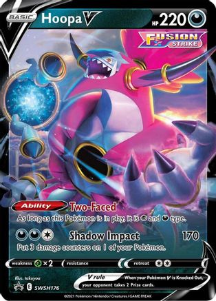 Hoopa V SWSH176  - Holofoil SWSH Sword & Shield Promo Cards - Promo
