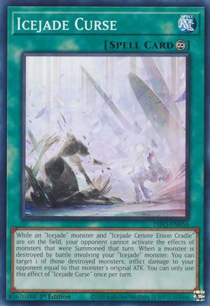 Icejade Curse (DIFO-EN056) - Dimension Force 1st Edition