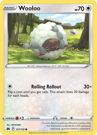 Wooloo 121/159  Crown Zenith - Common