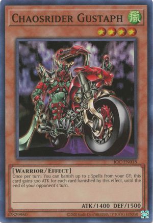 Chaosrider Gustaph (IOC-EN018) - Invasion of Chaos (25th Anniversary Edition) Unlimited