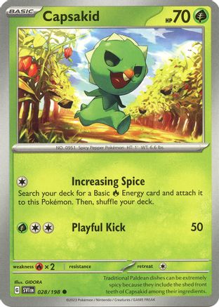 Capsakid 028/198  SV01 Scarlet & Violet Base Set - Common