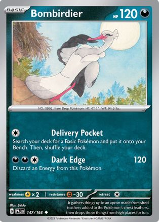 Bombirdier 147/193  SV02 Paldea Evolved - Uncommon