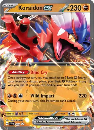 Koraidon ex 029  - Holofoil SV Scarlet & Violet Promo Cards - Promo