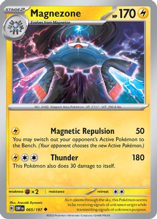 Magnezone 065/197  SV03 Obsidian Flames - Uncommon