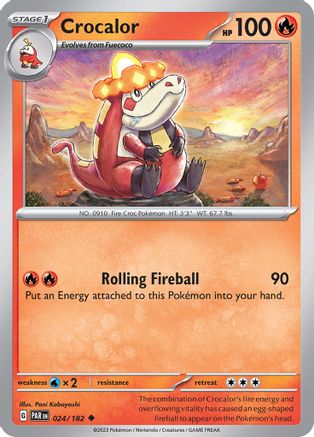 Crocalor 024/182  SV04 Paradox Rift - Uncommon