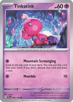 Tinkatink 082/182  SV04 Paradox Rift - Common