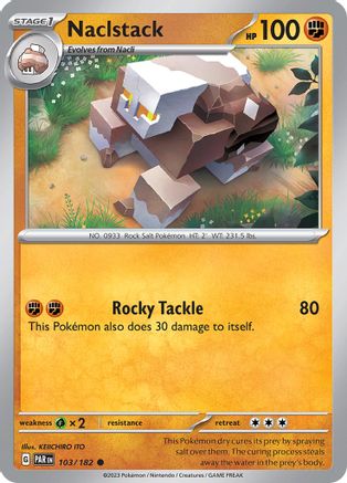 Naclstack 103/182  - Reverse Holofoil SV04 Paradox Rift - Common