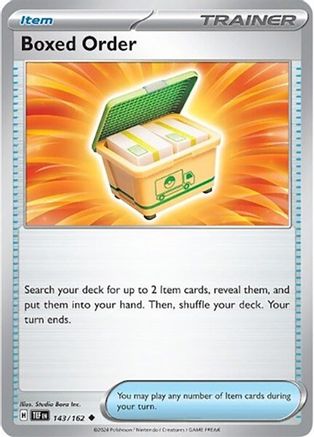 Boxed Order 143/162  SV05 Temporal Forces - Uncommon
