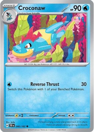 Croconaw 040/162  SV05 Temporal Forces - Common