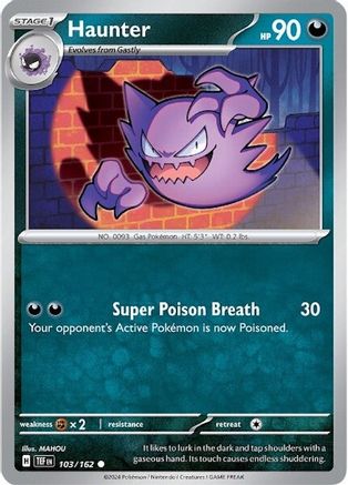 Haunter 103/162  SV05 Temporal Forces - Common