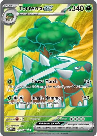 Torterra ex 185/162  - Holofoil SV05 Temporal Forces - Ultra Rare