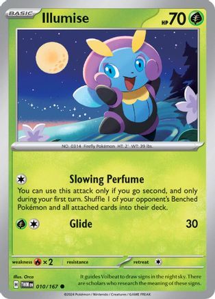 Illumise 010/167  - Reverse Holofoil SV06 Twilight Masquerade - Common