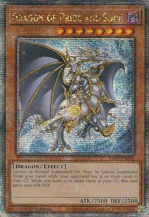 Dragon of Pride and Soul (Quarter Century Secret Rare) (INFO-EN000) - The Infinite Forbidden 1st Edition