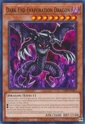 Dark End Evaporation Dragon (INFO-EN011) - The Infinite Forbidden 1st Edition