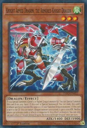 Knight Armed Dragon, the Armored Knight Dragon (INFO-EN012) - The Infinite Forbidden 1st Edition
