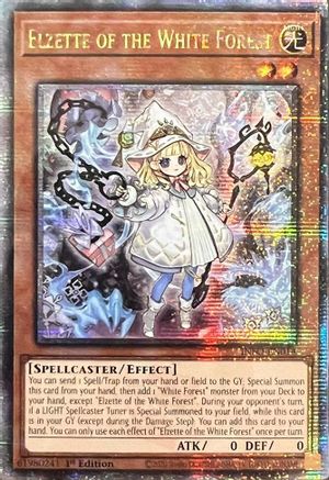 Elzette of the White Forest (Quarter Century Secret Rare) (INFO-EN014) - The Infinite Forbidden 1st Edition