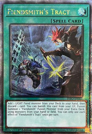 Fiendsmith's Tract (Quarter Century Secret Rare) (INFO-EN061) - The Infinite Forbidden 1st Edition
