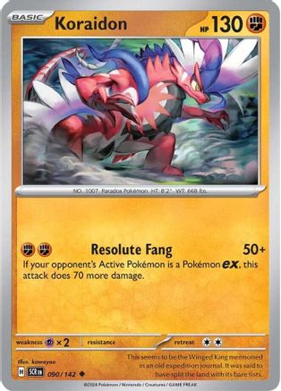 Koraidon 090/142  SV07 Stellar Crown - Uncommon