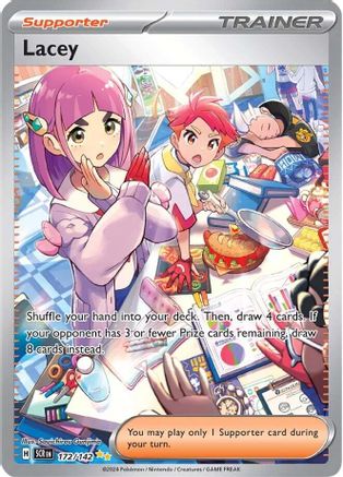 Lacey 172/142  - Holofoil SV07 Stellar Crown - Special Illustration Rare