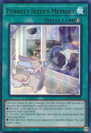 Purrely Sleepy Memory (MP24-EN198) - 25th Anniversary Tin: Dueling Mirrors 1st Edition