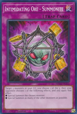 Intimidating Ore - Summonite (MP24-EN334) - 25th Anniversary Tin: Dueling Mirrors 1st Edition