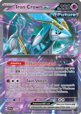 Iron Crown ex 146  - Holofoil SV Scarlet & Violet Promo Cards - Promo