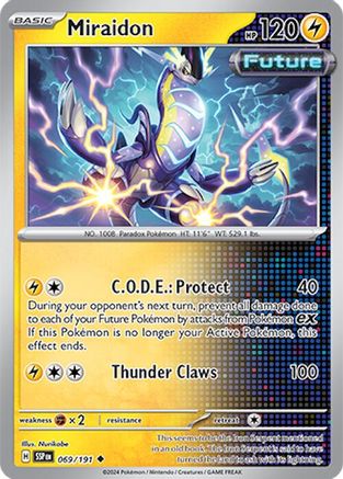 Miraidon 069/191  SV08 Surging Sparks - Uncommon