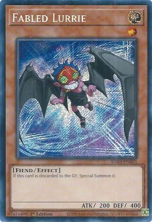 Fabled Lurrie (Secret Rare) (RA03-EN003) - Quarter Century Bonanza 1st Edition
