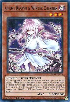 Ghost Reaper & Winter Cherries (Alternate Art) (RA03-EN014) - Quarter Century Bonanza 1st Edition