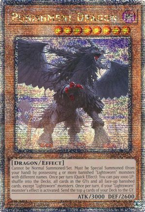 Punishment Dragon (Quarter Century Secret Rare) (RA03-EN015) - Quarter Century Bonanza 1st Edition