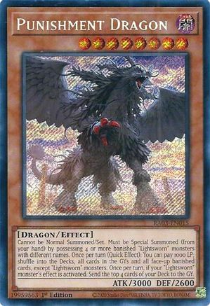 Punishment Dragon (Secret Rare) (RA03-EN015) - Quarter Century Bonanza 1st Edition
