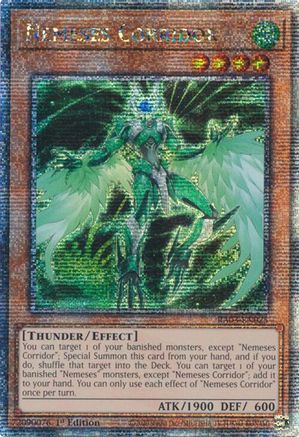 Nemeses Corridor (Quarter Century Secret Rare) (RA03-EN025) - Quarter Century Bonanza 1st Edition