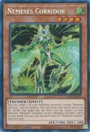 Nemeses Corridor (Secret Rare) (RA03-EN025) - Quarter Century Bonanza 1st Edition