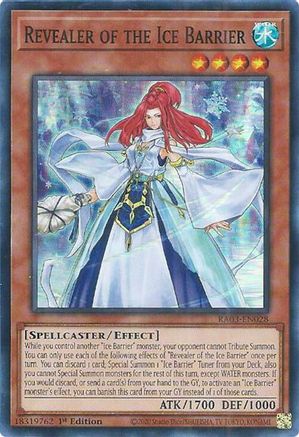 Revealer of the Ice Barrier (RA03-EN028) - Quarter Century Bonanza 1st Edition