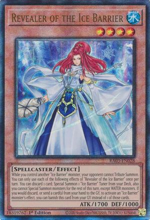 Revealer of the Ice Barrier (PUR) (RA03-EN028) - Quarter Century Bonanza 1st Edition