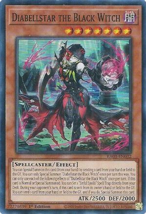 Diabellstar the Black Witch (RA03-EN032) - Quarter Century Bonanza 1st Edition